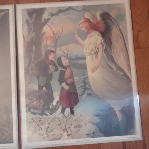 Set of 2 Guardian Angels Prints - Picture 3 of 6